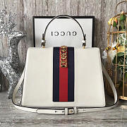 Gucci Sylvie Leather Maxi Top Handle Bag BagsAll 2137 - 3