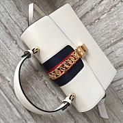 Gucci Sylvie Leather Maxi Top Handle Bag BagsAll 2137 - 4