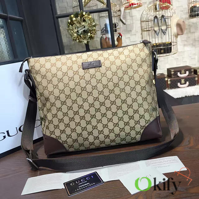 Gucci Ophidia Canvas Shoulder Bag 2144 35.5cm - 1