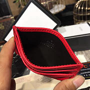 Gucci Marmont Card Case Nexthibiscus Red Leather BagsAll  - 5