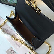 Gucci Padlock 19.5 studded pearl black 2384 - 5