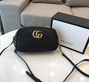 Gucci GG Marmont 24 Matelassé Black Leather 2415 - 1