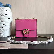Gucci GG Marmont 19 Hot Pink Leather 2428 - 1
