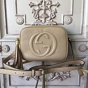 Gucci Soho Disco 21 Leather Bag Tan Z2605 - 1