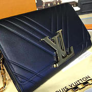 Louis Vuitton LOUISE CHAIN GM Black 3437 23cm - 5