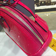 Louis Vuitton Alma BB SHINING RED Monogram Vernis Leather 3555 24cm  - 4