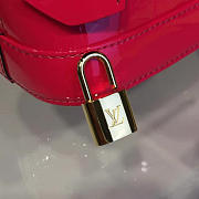 Louis Vuitton Alma BB SHINING RED Monogram Vernis Leather 3555 24cm  - 6