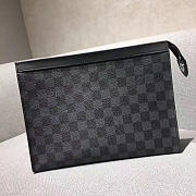  Louis Vuitton POCHETTE BagsAll  VOYAGE MM Damier Graphite Canvas - 1