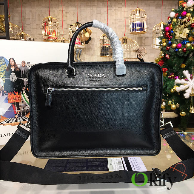 bagsAll Prada Leather Briefcase 4232 - 1