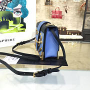 bagsAll Prada Cahier Leather 18 Shoulder Bag Meteor Light Blue 4275 - 5