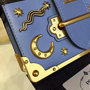 bagsAll Prada Cahier Leather 18 Shoulder Bag Meteor Light Blue 4275 - 2