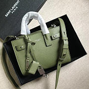 YSL Classic Sac De Jour Nano 22 Green Grained Leather BagsAll 4745 - 1