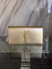 YSL Monogram Kate Clutch Gold BagsAll 4958 - 1