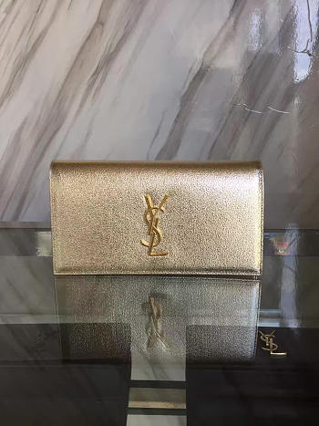 YSL Monogram Kate Clutch Gold BagsAll 4958