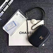 Chanel Grained Calfskin Caviar Stitched Blue A92949 VS09430 23cm - 2