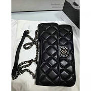 CC Quilted Calfskin Perfect Edge Bag 26.5 Silver Black VS00923 - 2