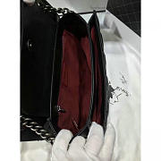 CC Quilted Calfskin Perfect Edge Bag 26.5 Silver Black VS00923 - 4