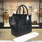 BagsAll Celine Leather Micro Luggage Black Z1074 26cm  - 4