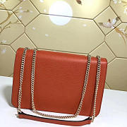 Gucci GG Flap Shoulder Bag On Chain Orange BagsAll 510303 - 3