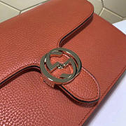 Gucci GG Flap Shoulder Bag On Chain Orange BagsAll 510303 - 5