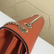 Gucci GG Flap Shoulder Bag On Chain Orange BagsAll 510303 - 6