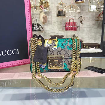 Gucci Padlock 20 Ophidia Leather Tiger 2159