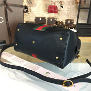 Gucci GG Supreme 33 Handle Bag Black 2215 - 3