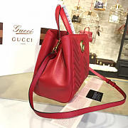 Gucci GG Marmont 26 Matelassé Red  - 3