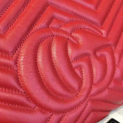 Gucci GG Marmont 26 Matelassé Red  - 6