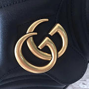 Gucci GG Marmont 25 Matelassé Black Leather 2249 - 4