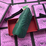 Gucci GG Leather Wallet Green BagsAll 2504 - 2