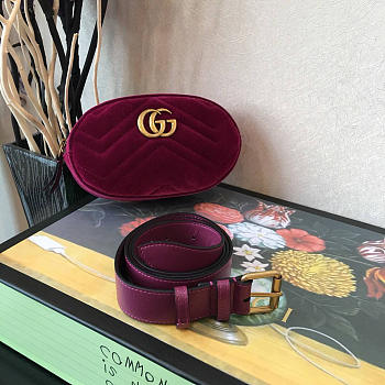 Gucci GG Marmont Pocket 18 Red Wine 2634