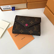Louis Vuitton Victorine Purse 11 Monogram Pink Fuchsia 3208 - 1