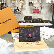 Louis Vuitton ROSALIE COIN Purse Pink Monogram 3244 - 1