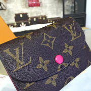 Louis Vuitton ROSALIE COIN Purse Pink Monogram 3244 - 2