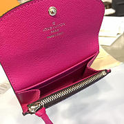 Louis Vuitton ROSALIE COIN Purse Pink Monogram 3244 - 6