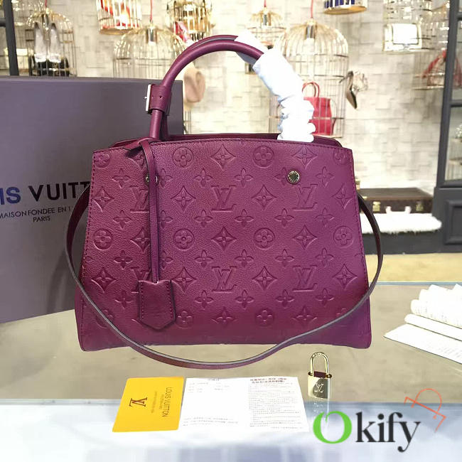 Louis Vuitton Montaigne Raisin 3334 33cm  - 1