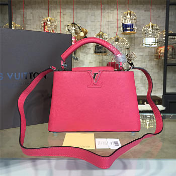 Louis Vuitton CAPUCINES BB Scarlet 3441 27cm 