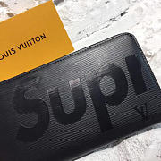 Louis Vuitton Supreme Zippy wallet 21 noir  - 5