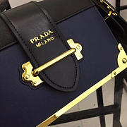 bagsAll Prada Cahier 20 Leather Shoulder Bag 1BD045 Blue - 5