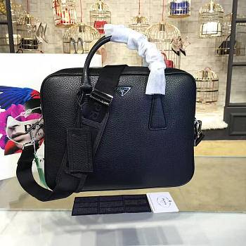 bagsAll PRADA Leather Briefcase 4202