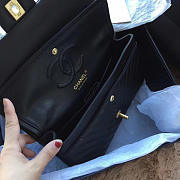 Chanel Classic Handbag Balck 25cm - 4