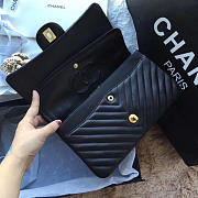 Chanel Classic Handbag Balck 25cm - 2