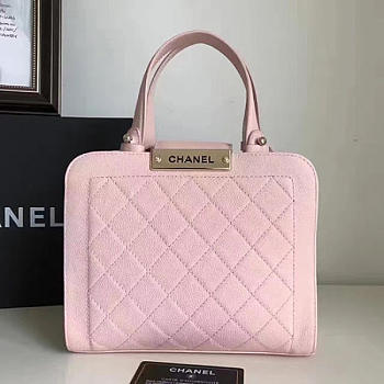 Chanel Shopping Bag Pink BagsAll A93732 VS04493