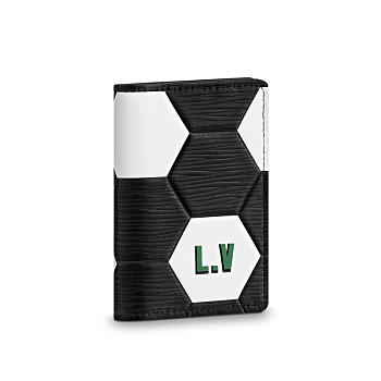 Louis Vuitton Card Pack Black Wallet M63296