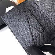 Louis Vuitton Card Pack Black Wallet M63296 - 6