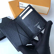 Louis Vuitton Card Pack Black Wallet M63296 - 5
