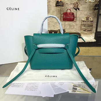 BagsAll Celine Belt Bag Tiffany Blue Calfskin Z1189 24cm 