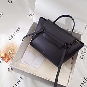 BagsAll Celine Belt Bag Black Calfskin Z1191 27cm  - 5