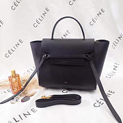 BagsAll Celine Belt Bag Black Calfskin Z1191 27cm  - 6